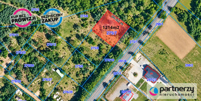 Działka mieszkaniowa z MPZP pow 1214m2 - Olpuch  - Pomorskie