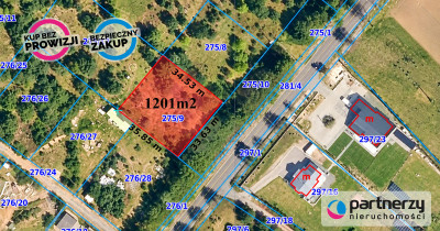 Działka mieszkaniowa z MPZP pow 1201m2 - Olpuch  -
Pomorskie Zdjęcie nr 2