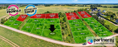 Działka o pow 1033m2 z MPZP w Bielkówku - Bielkówko  - Pomorskie