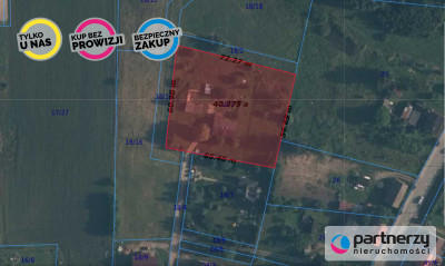 Działka usługowo-mieszkaniowa 22 minuty od Gdańska - powiat gdański  -
Pomorskie Zdjęcie nr 9