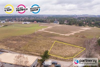 Działka pod zabudowę jednorodzinną Kaszuby Kamień - powiat wejherowski  - Pomorskie