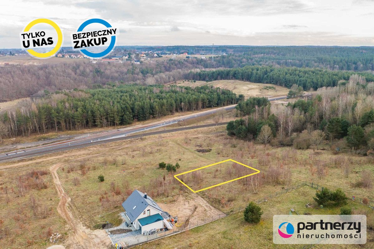 WODA GAZ PRĄD KANALIZACJA POD LASEM  PROSTOKĄTNA - powiat kartuski  -
Pomorskie Zdjęcie nr 1
