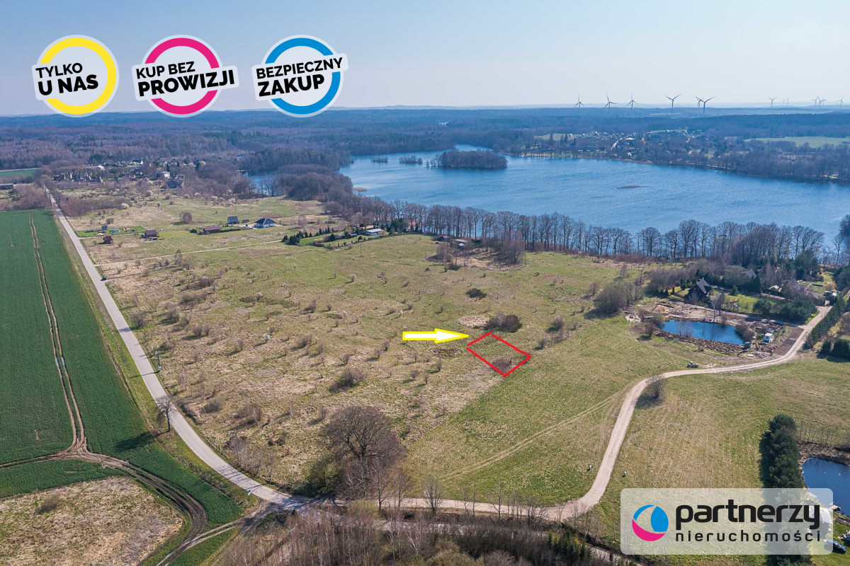DZIAŁKA NAD JEZIOREM SALIŃSKIM - powiat wejherowski  -
Pomorskie Zdjęcie nr 1