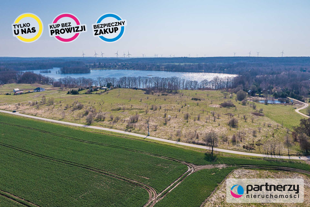 DZIAŁKA BUDOWLANA NAD JEZIOREM - powiat wejherowski  -
Pomorskie Zdjęcie nr 1
