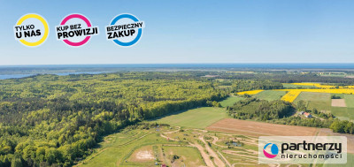 Działka inwestycyjna z widokiem na morze i las - powiat pucki  -
Pomorskie Zdjęcie nr 4