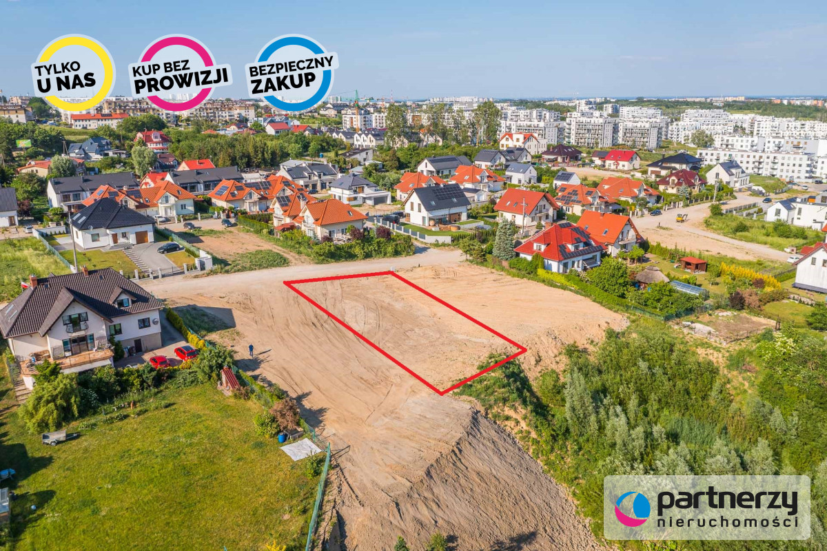 Działka mieszkaniowa 886m2 z mpzp na Jasieniu - Gdańsk  -
Pomorskie Zdjęcie nr 1