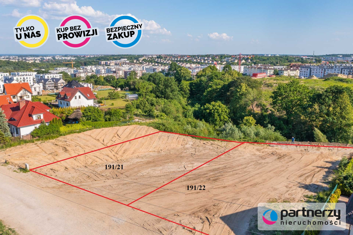 DWIE DZIAŁKI MIESZKANIOWE Z MPZP - Gdańsk  -
Pomorskie Zdjęcie nr 1