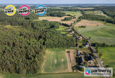 Działka 1005 m2 z warunkami zabudowy pod lasem - powiat starogardzki  -
Pomorskie Zdjęcie nr 10