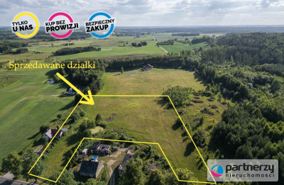Działka 1005 m2 z warunkami zabudowy pod lasem - powiat starogardzki  -
Pomorskie Zdjęcie nr 2