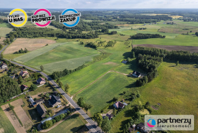 Działka 1005 m2 z warunkami zabudowy pod lasem - powiat starogardzki  -
Pomorskie Zdjęcie nr 9