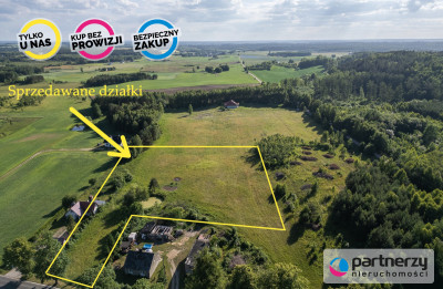 Działka 1277 m2 z warunkami zabudowy pod lasem - powiat starogardzki  -
Pomorskie Zdjęcie nr 2