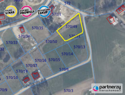 Działka  BUD  z WZ   na bliźniaki  - gm Przodkowo - Młynek  -
Pomorskie Zdjęcie nr 10