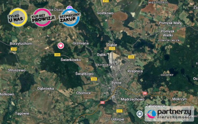 Grzmiąca - 3 działki w okolicy Bytowa - powiat bytowski  -
Pomorskie Zdjęcie nr 13