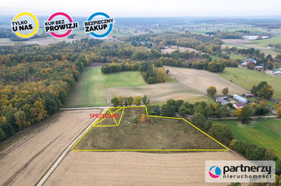 Grzmiąca - 3 działki w okolicy Bytowa - powiat bytowski  -
Pomorskie Zdjęcie nr 2