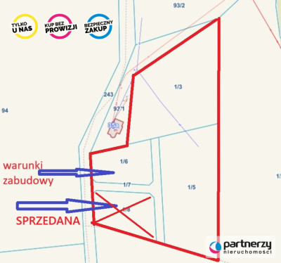 Grzmiąca - 3 działki w okolicy Bytowa - powiat bytowski  -
Pomorskie Zdjęcie nr 4
