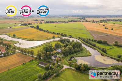 DZIAŁKA Z ZABYTKOWYM DOMEM I LINIĄ BRZEGOWĄ  - powiat Elbląg  -
Warmińsko-Mazurskie Zdjęcie nr 2
