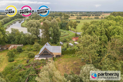 DZIAŁKA Z ZABYTKOWYM DOMEM I LINIĄ BRZEGOWĄ  - powiat Elbląg  -
Warmińsko-Mazurskie Zdjęcie nr 4