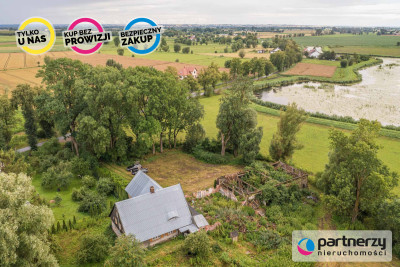 DZIAŁKA Z ZABYTKOWYM DOMEM I LINIĄ BRZEGOWĄ  - powiat Elbląg  -
Warmińsko-Mazurskie Zdjęcie nr 5