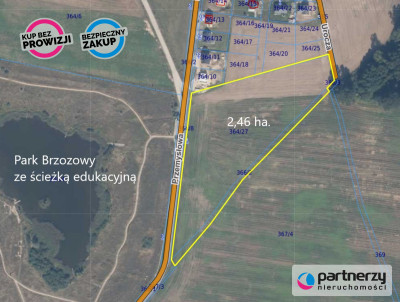 Działka w Skowarczu - prawie 25 hektara - powiat gdański  -
Pomorskie