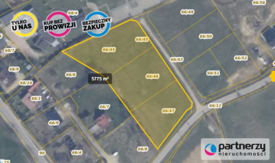 Działki  BUDOWLNE na Kaszubach Łebieńska Huta - powiat wejherowski  -
Pomorskie Zdjęcie nr 8