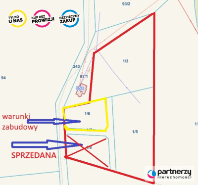 GRZMIĄCA - DZIAŁKA W OKOLICY BYTOWA - powiat bytowski  -
Pomorskie Zdjęcie nr 3