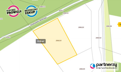 Działka  BUDOWLNA na Kaszubach KOLECZKOWO - Koleczkowo  -
Pomorskie Zdjęcie nr 5