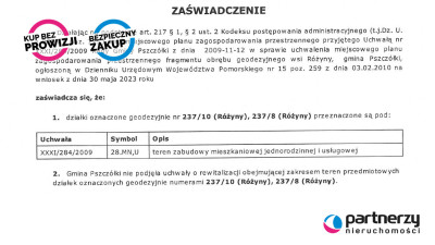 Działka mieszkaniowo - usługowa - powiat gdański  -
Pomorskie Zdjęcie nr 10