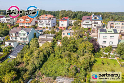 Działka 865 m2 w Małym Kacku ekspozycja Pn - Pd - Gdynia  -
Pomorskie