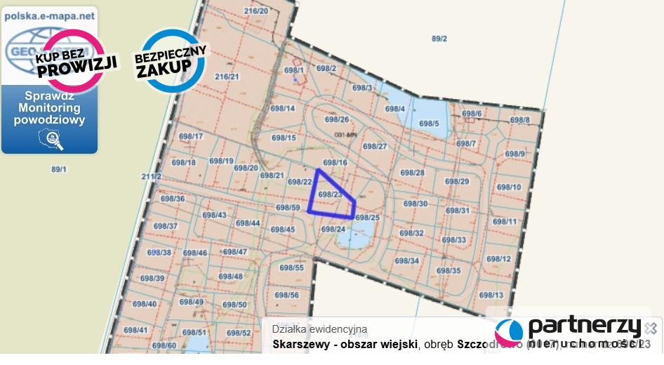 Działka mieszkaniowa 1012m2 z wodą na działce - powiat starogardzki  -
Pomorskie Zdjęcie nr 1