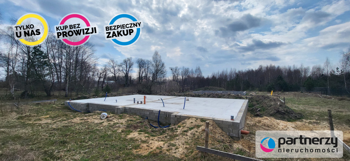 Działka z fundamentami pod budynek jednorodzinny - Trzebuń  -
Pomorskie Zdjęcie nr 1