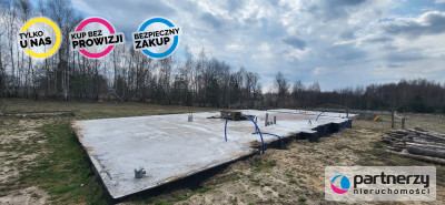 Działki z fundamentami pod budynek jednorodzinny - Trzebuń  -
Pomorskie