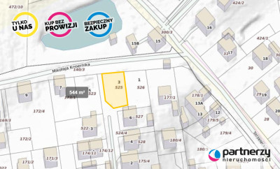 Działka Budowlana Kościerzyna ul Kopernika - powiat kościerski  -
Pomorskie Zdjęcie nr 5