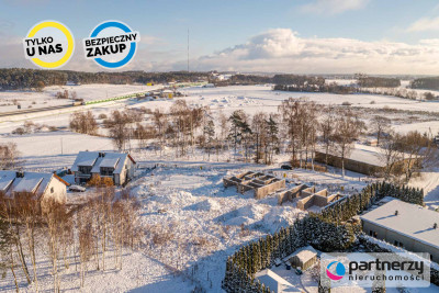 Piękna działka z rozpoczętą budową Bliźniaków  - powiat wejherowski  -
Pomorskie