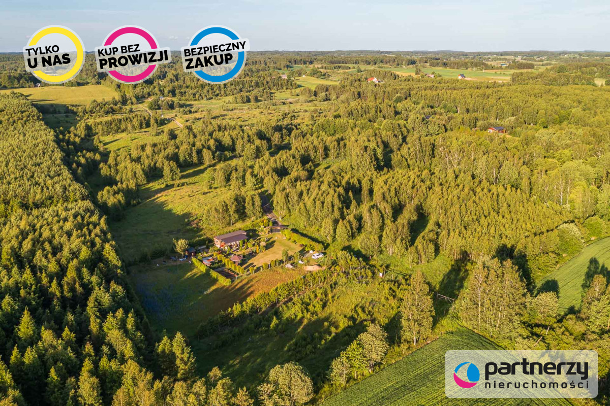 Duża działka w pięknej i spokojnej okolicy  - Szumleś Królewski  -
Pomorskie Zdjęcie nr 1