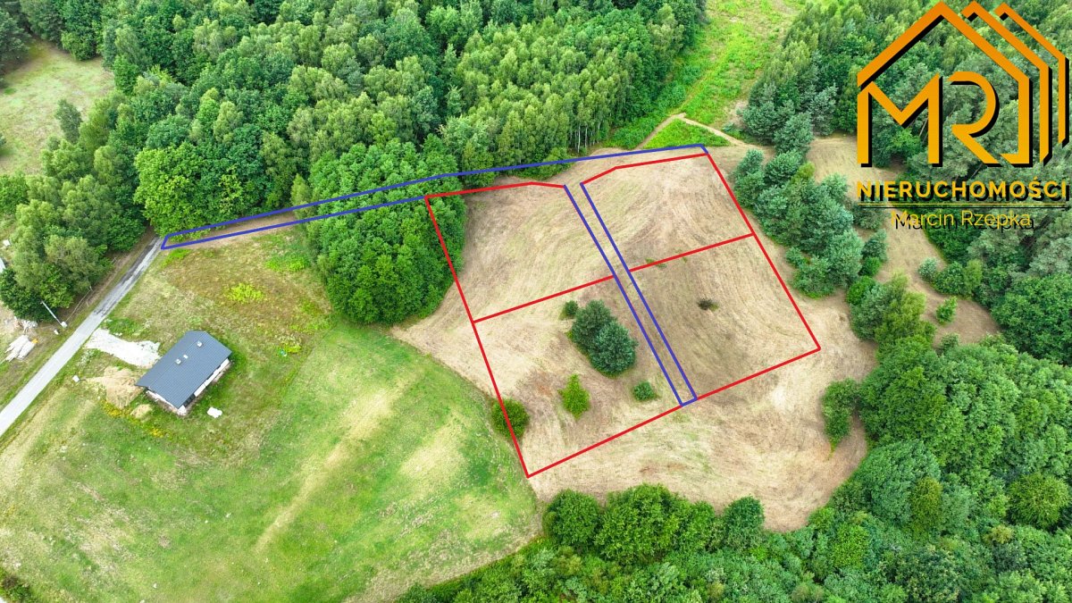 Kompleks 4 działek budowlanych w Pogórskiej Woli - Pogórska Wola  -
małopolskie Zdjęcie nr 1