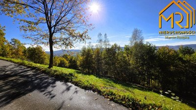 Widokowa działka rolna z panoramą na Dunajec - Melsztyn  -
małopolskie Zdjęcie nr 12