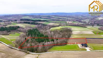 Duża działka rolno  leśna w gm Gromnik - Brzozowa  -
małopolskie Zdjęcie nr 2