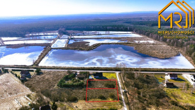 Działka budowlana 1522 m2  w spokojnej okolicy Brz - Rudy-Rysie  -
małopolskie Zdjęcie nr 3