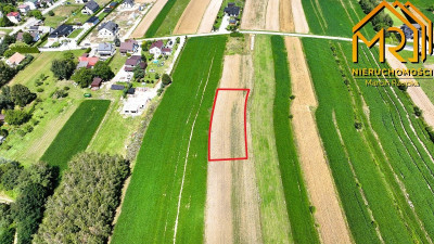 Działka 849 ar z WZ  przy granicy z Bobrownikami - Łęg Tarnowski  - małopolskie