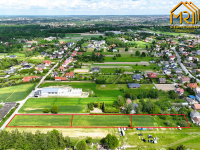 Trzy działki pod zabudowę jednorodzinną blisko Tarno -
małopolskie