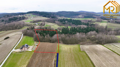 Duża działka w Brzozowej gmina Gromnik - Brzozowa  -
małopolskie Zdjęcie nr 2