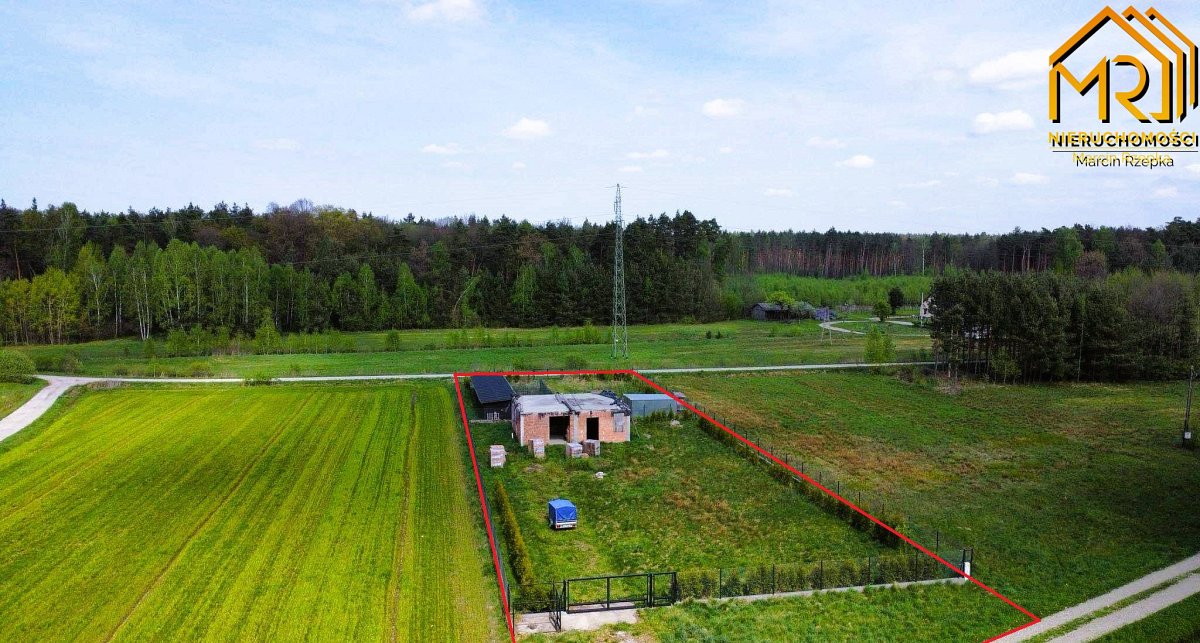 Atrakcyjna działka z rozpoczętą budową domu  - Machowa  -
podkarpackie Zdjęcie nr 1