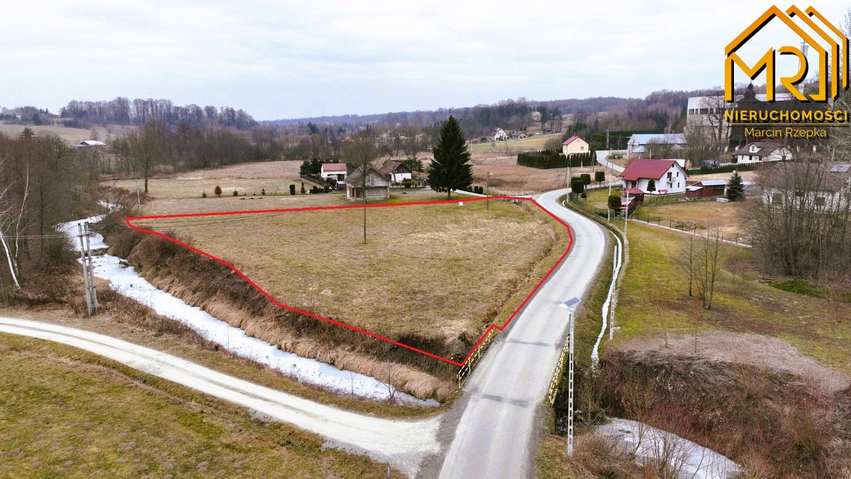 Działka z wydanymi warunkami zabudowy w gminie Pil - Łęki Dolne  -
podkarpacie Zdjęcie nr 1