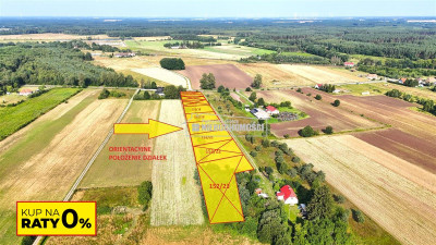Działka budowlana - KOSZALIN OKOŁO 20 KM - na raty - Nosówko   -
Zachodniopomorskie