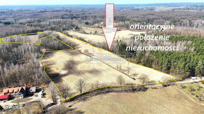Grunt siedliskowy w otoczeniu lasu ok 25 km od J - Łączno   -
Zachodniopomorskie