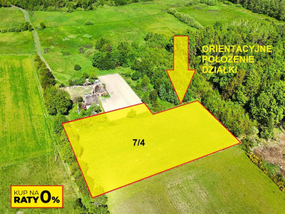 Żeleźno - duża działka pod lasem - sprzedaż na ra - Żeleźno  - Zachodniopomorskie