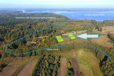Działka nad jezioremrzekalas  Stare Wierzchowo - Stare Wierzchowo  - Zachodniopomorskie