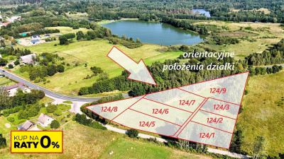 NA RATY działka budowlana 35 km od Koszalina - Gło - Głodowa  - Zachodniopomorskie