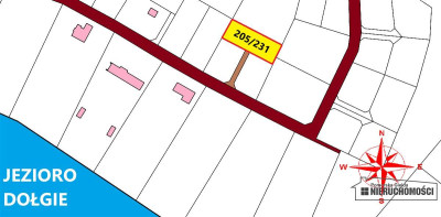 Nad jeziorem Prąd wodociąg kanalizacja plaża - Dołgie  -
Zachodniopomorskie Zdjęcie nr 3