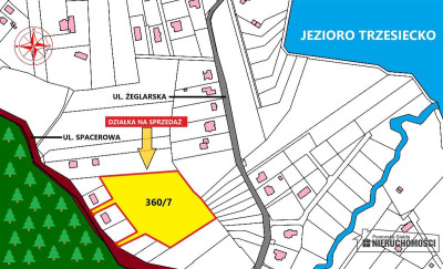 Działka 136 ha pod domy w Trzesiece ulSpacerowa - Szczecinek  -
Zachodniopomorskie Zdjęcie nr 3